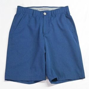Under armour 36‎ x 10" Navy Blue Heather 1272358 Match Play Golf Shorts